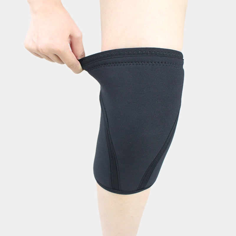 1 Pair Squat 7mm Knee Sleeves For Weightlifting