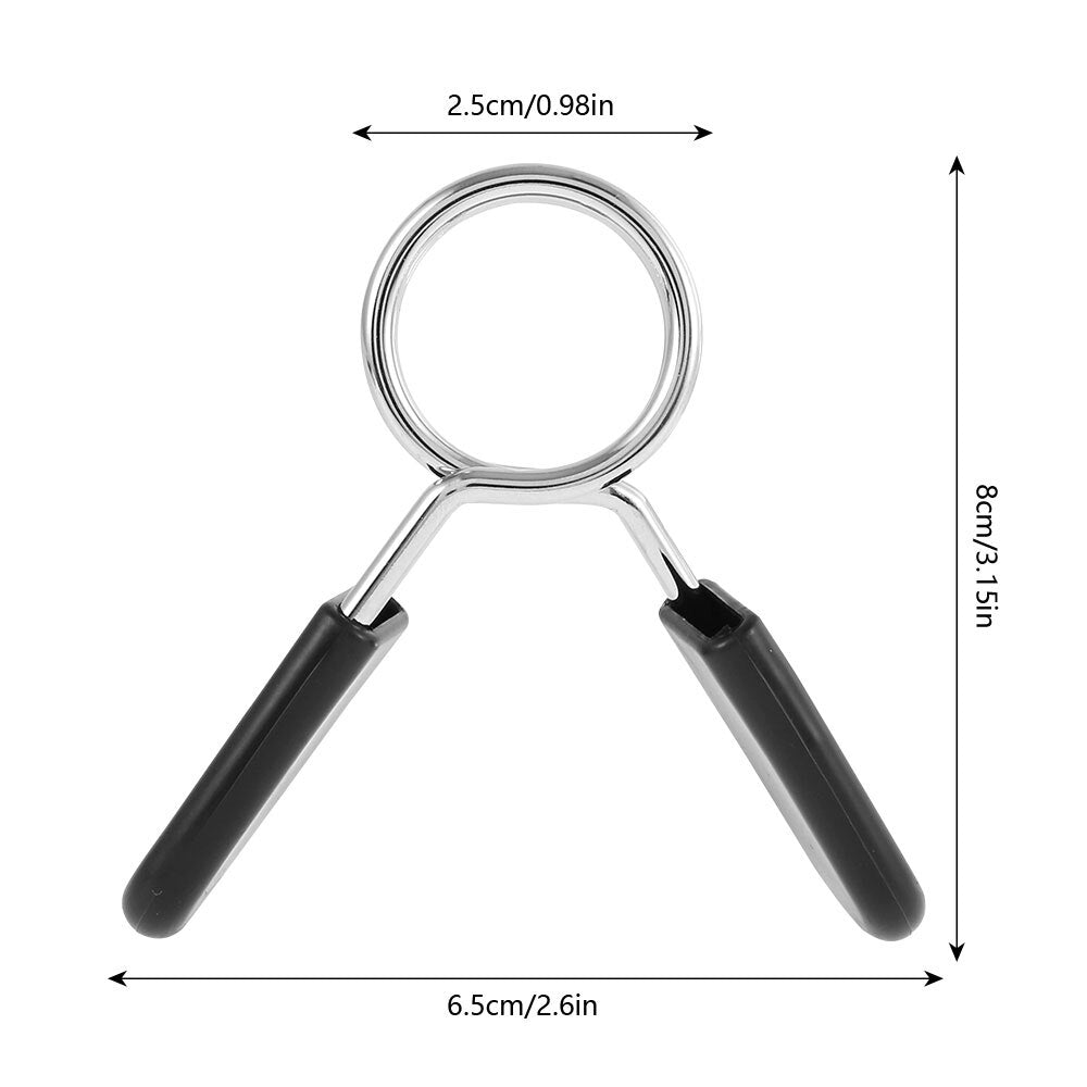 Barbell Spring Collar Clips