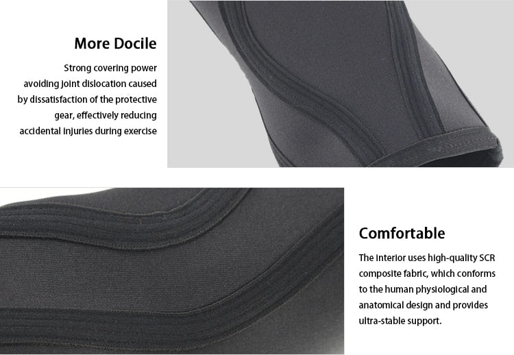 1 Pair Squat 7mm Knee Sleeves For Weightlifting
